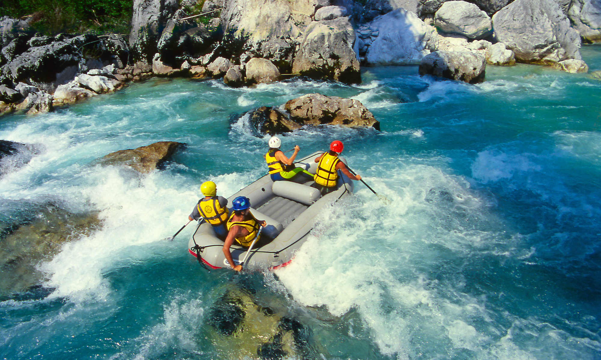 Rafting in Vjosa river